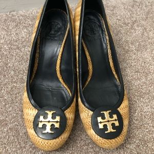 Tory Burch Wicker Wedge Heel